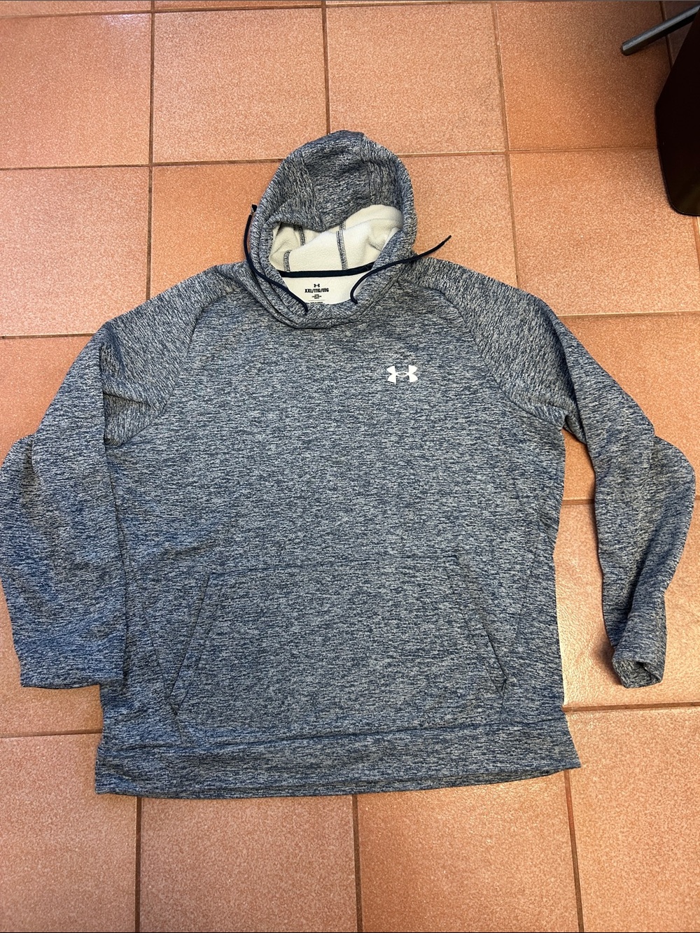 Under Armour Heather Navy Performance Hooded Sweatshirt